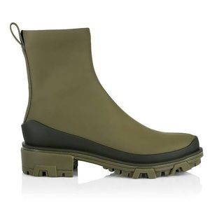 Rag & Bone Shiloh Sport Boots Olive Green & Black 36.5 / 6US NWOB